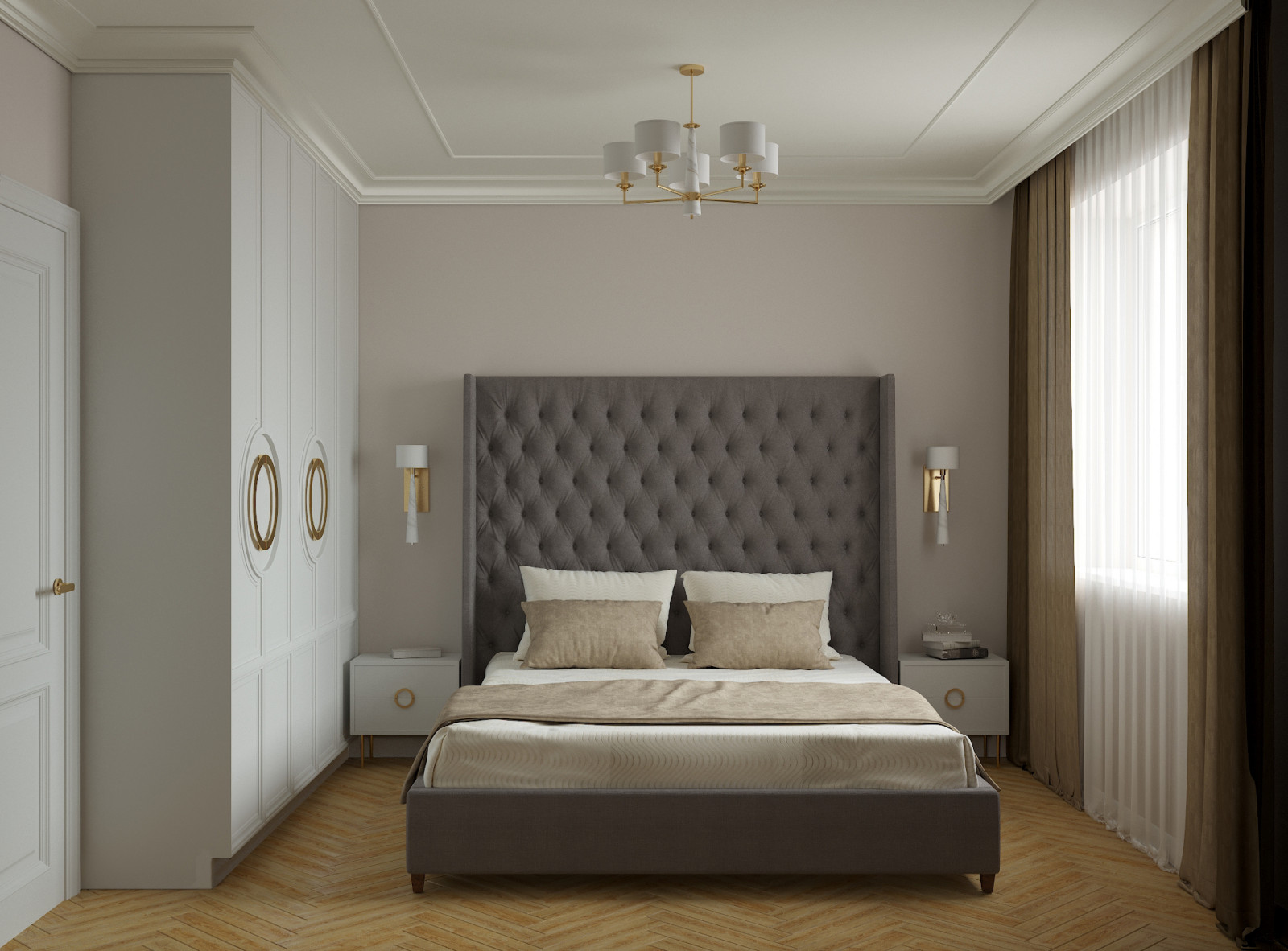 Воздушная неоклассика. Квартира, город Таганрог