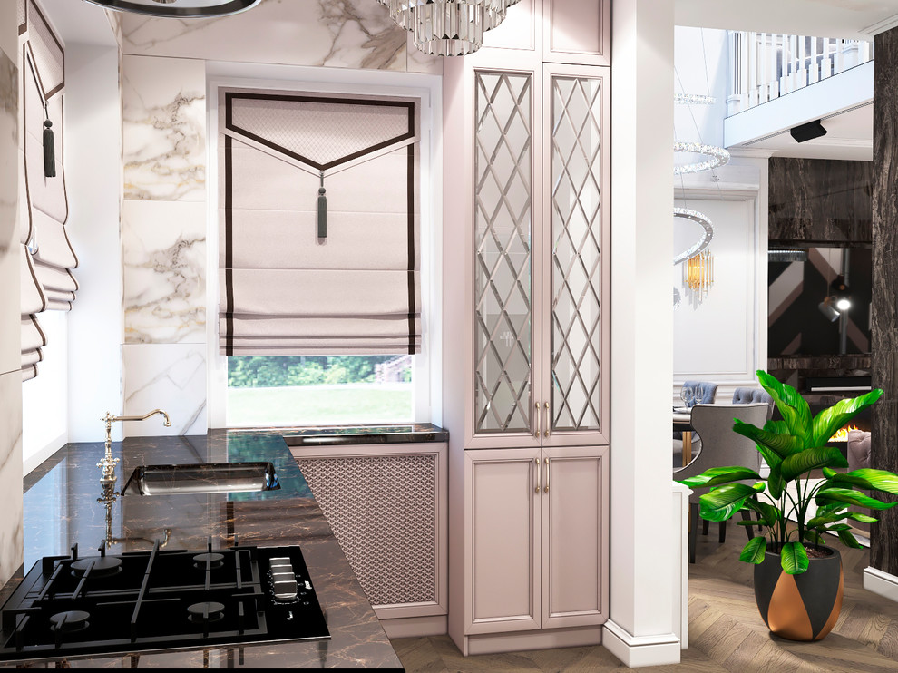 Обложка проекта: Интерьер кухни в з.п. Бавария от Унистрой