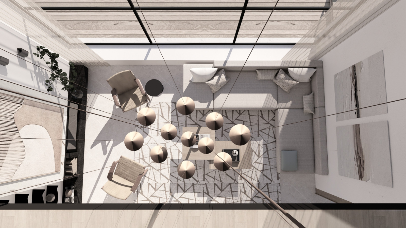 Shades of nature (интерьер)