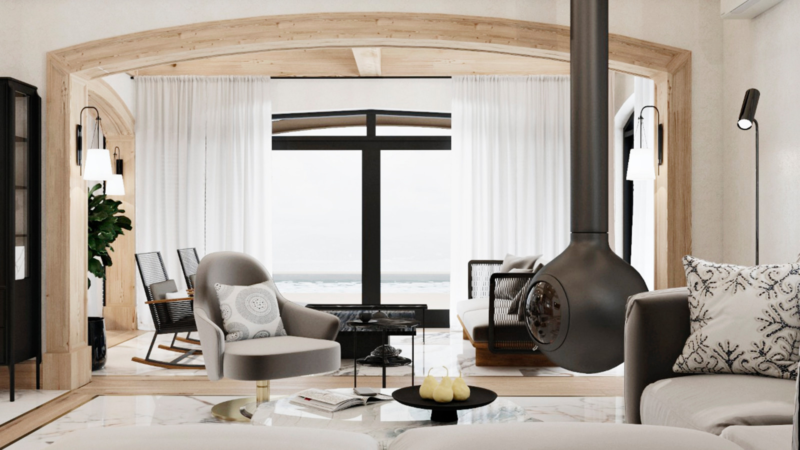 Обложка проекта: Дизайн интерьера загородного дома