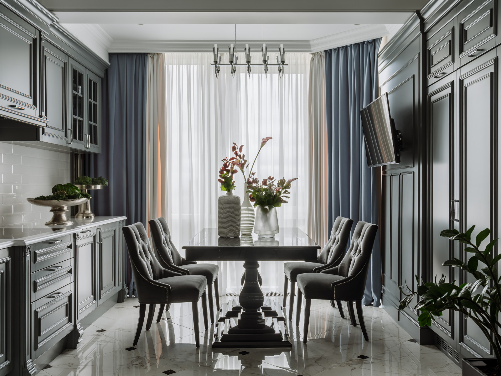 Стилизация квартиры в ЖК Мосфильмовский