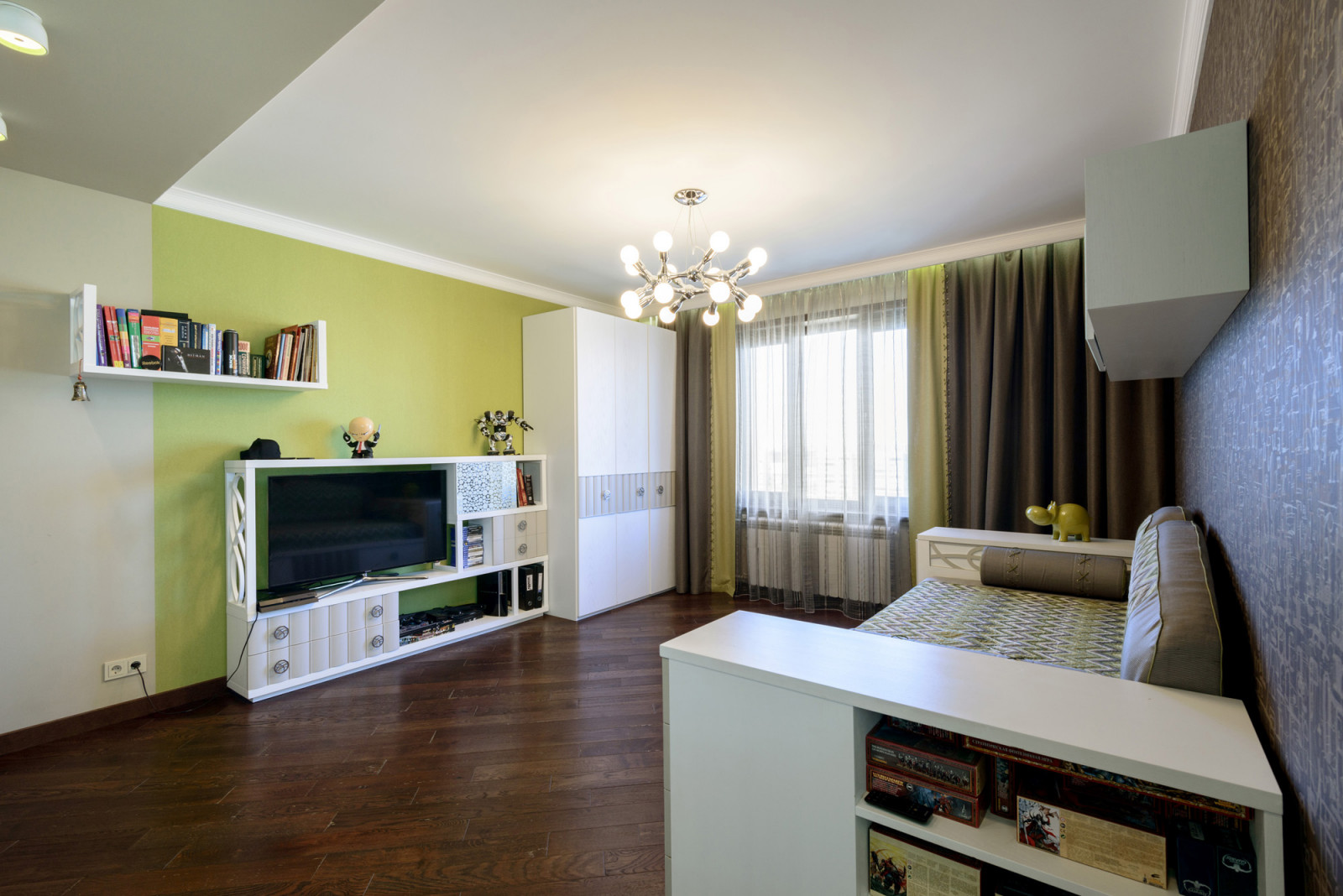 Сдержанное ар-деко для большой семьи