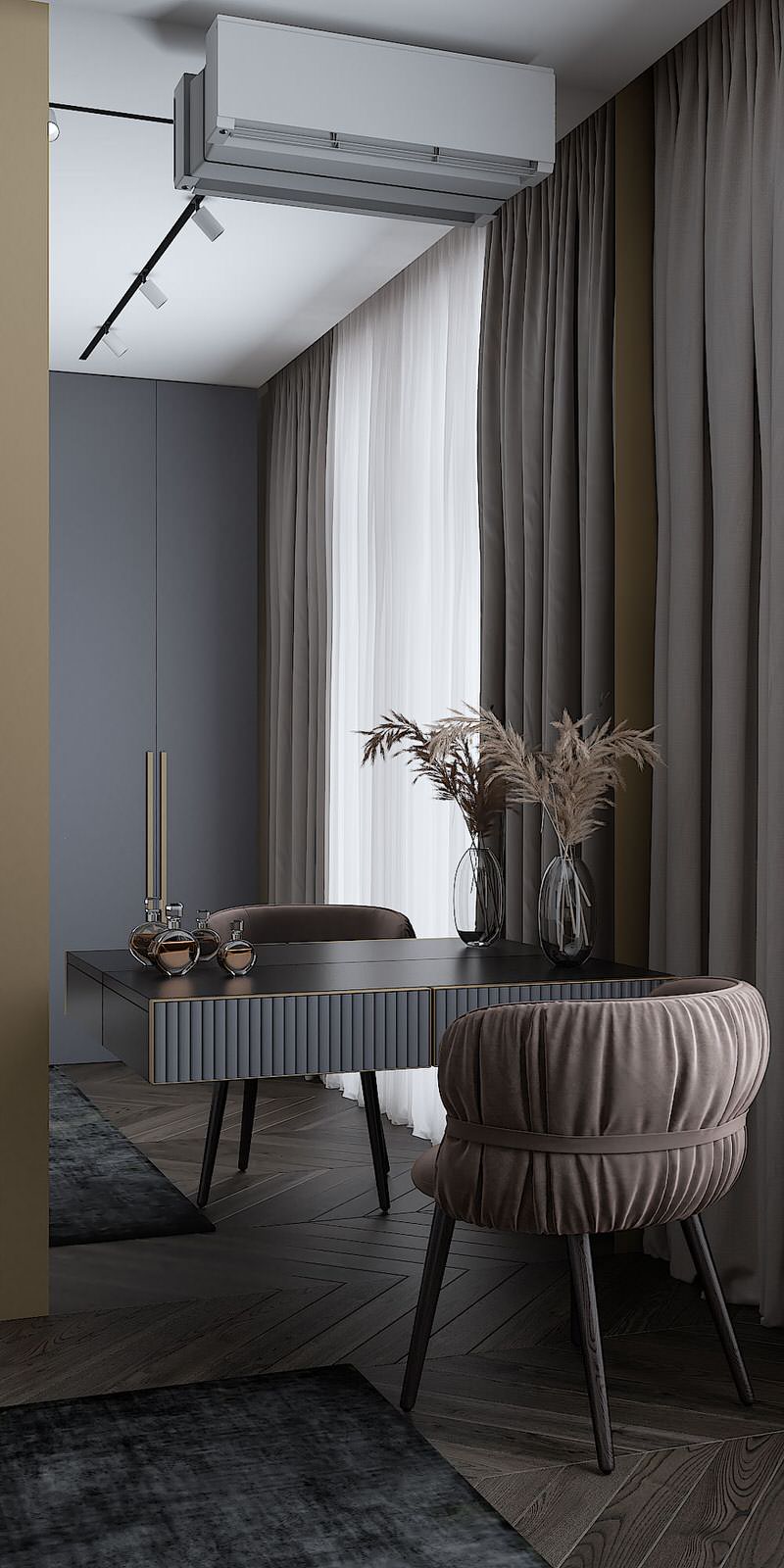 Дизайн проект квартиры 78м2 ЖК "Резиденция Композиторов"