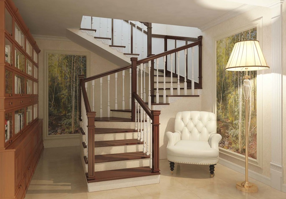 Благородная классика дома на берегу Волги