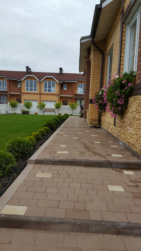 Маленький зеленый участок в процессе роста