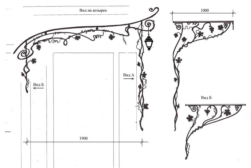 Проект козырька