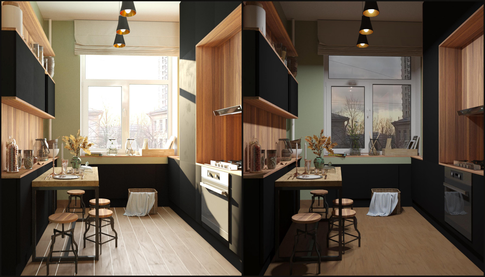 Кухня в сталинском доме