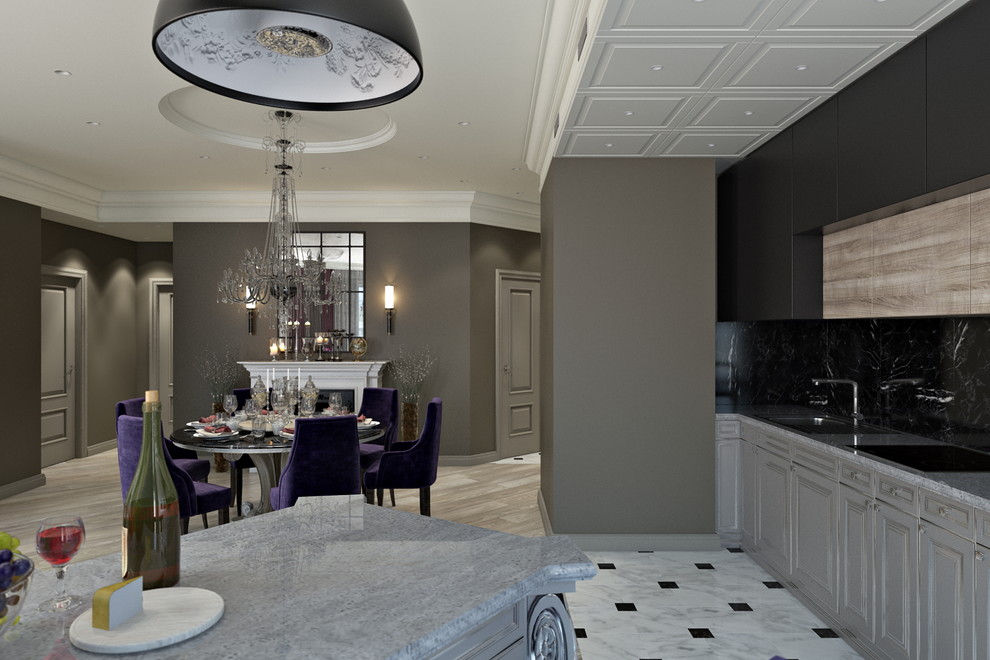 The apartment in a residential complex English Square in Moscow