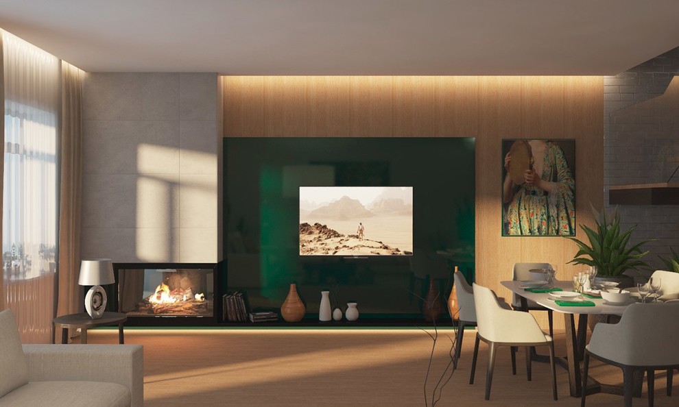 Обложка проекта: Дизайн-проект гостиной в г. Красноярске