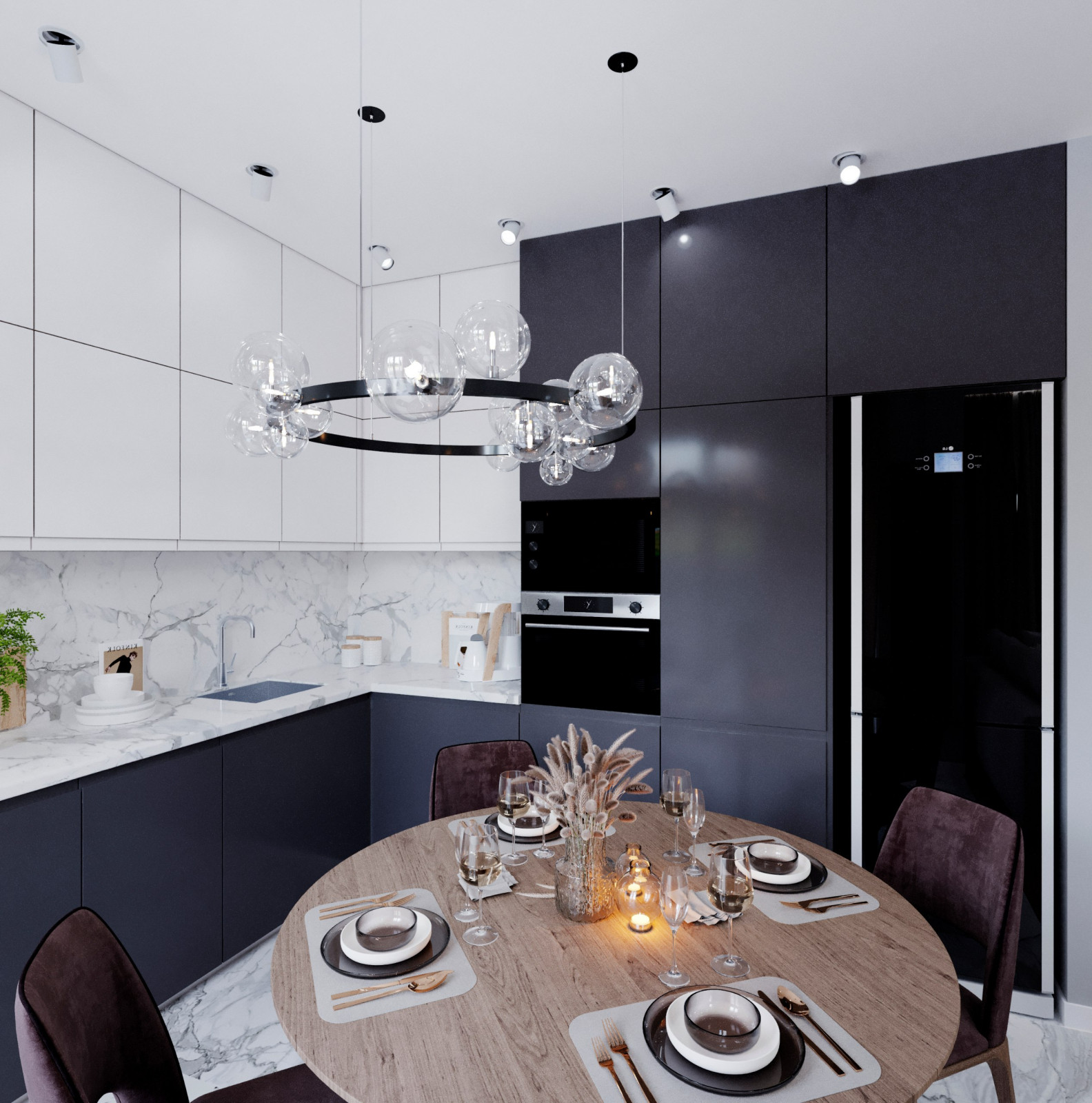 Western residence. Часть #1 Визуализации