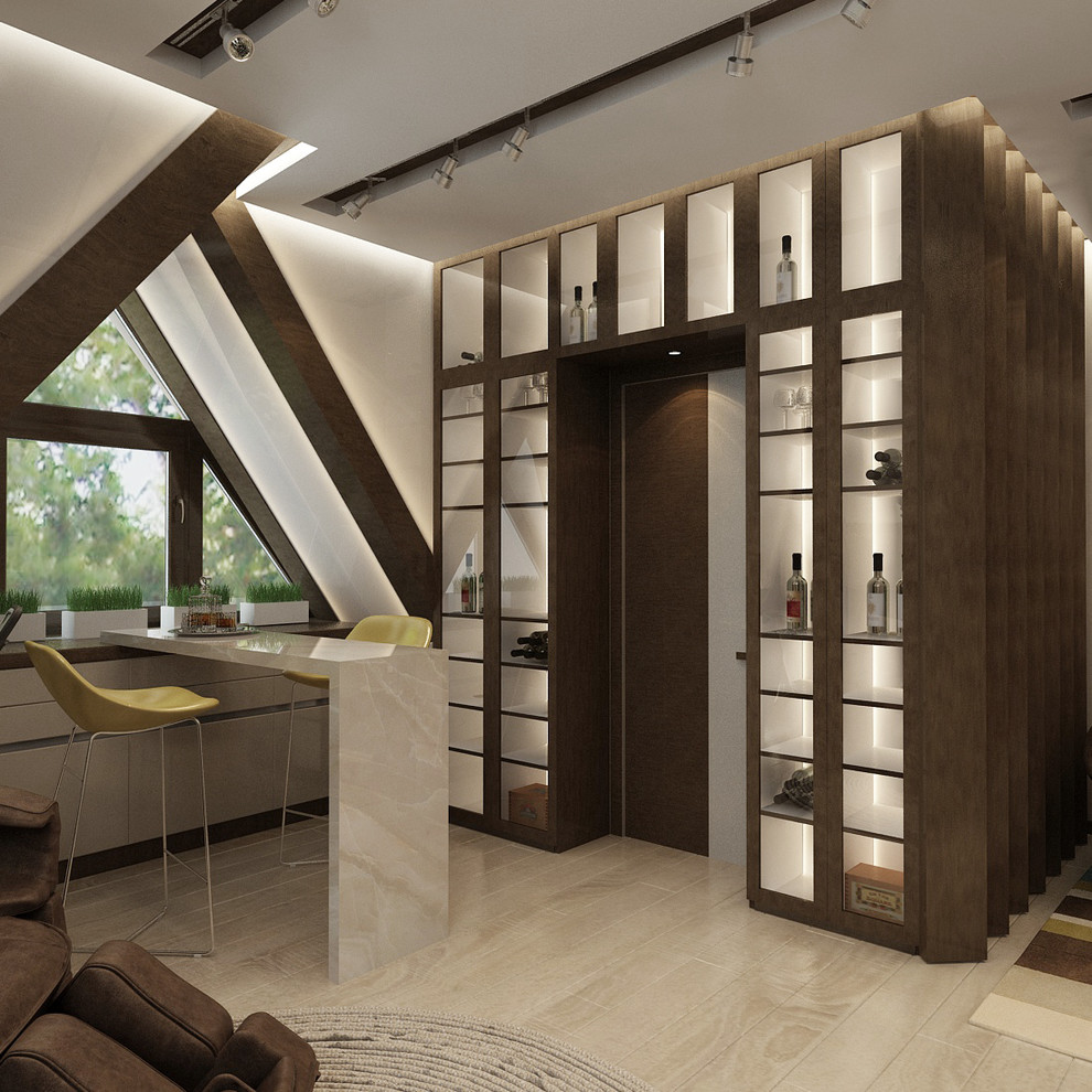 Двухэтажный дом в современном стиле