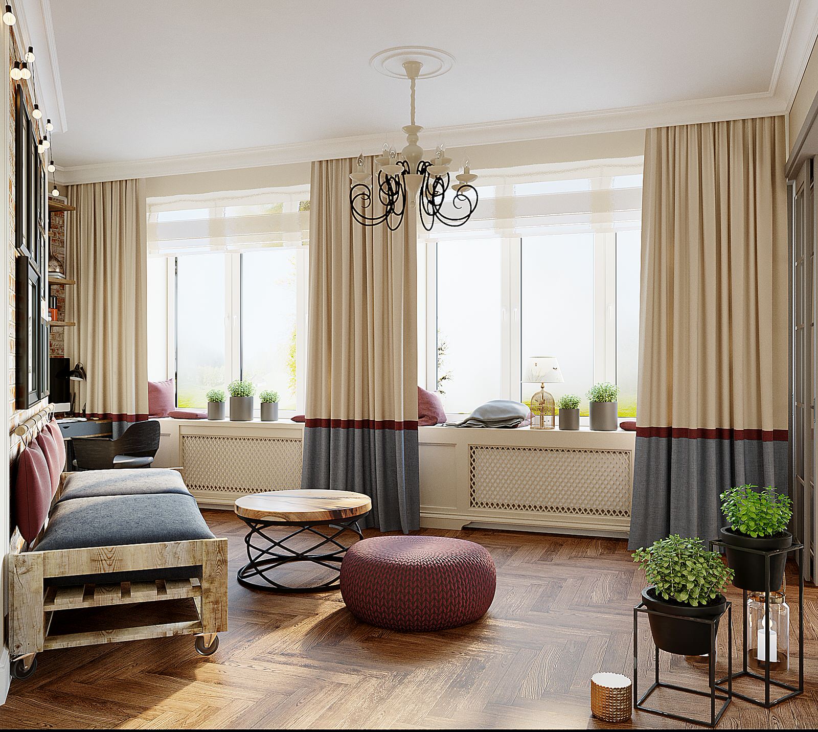 Квартира на ул. Герцена для семьи из 4 человек