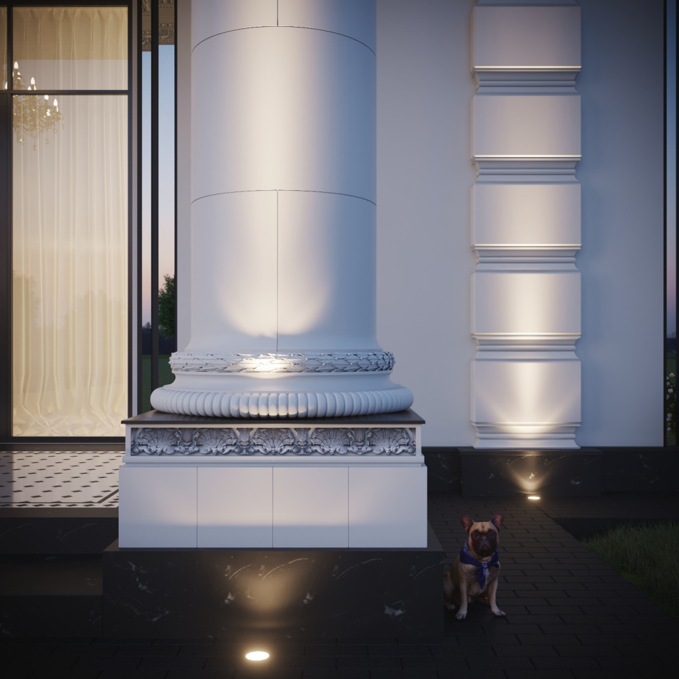 Разработка и оформление проекта загородной резиденции в классическом стиле