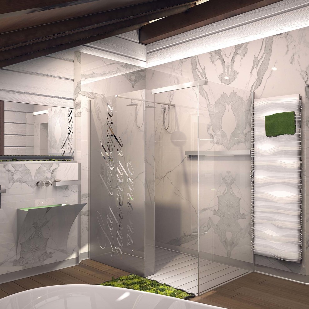 Дизайн интерьера деревянного дома 394 кв.м.