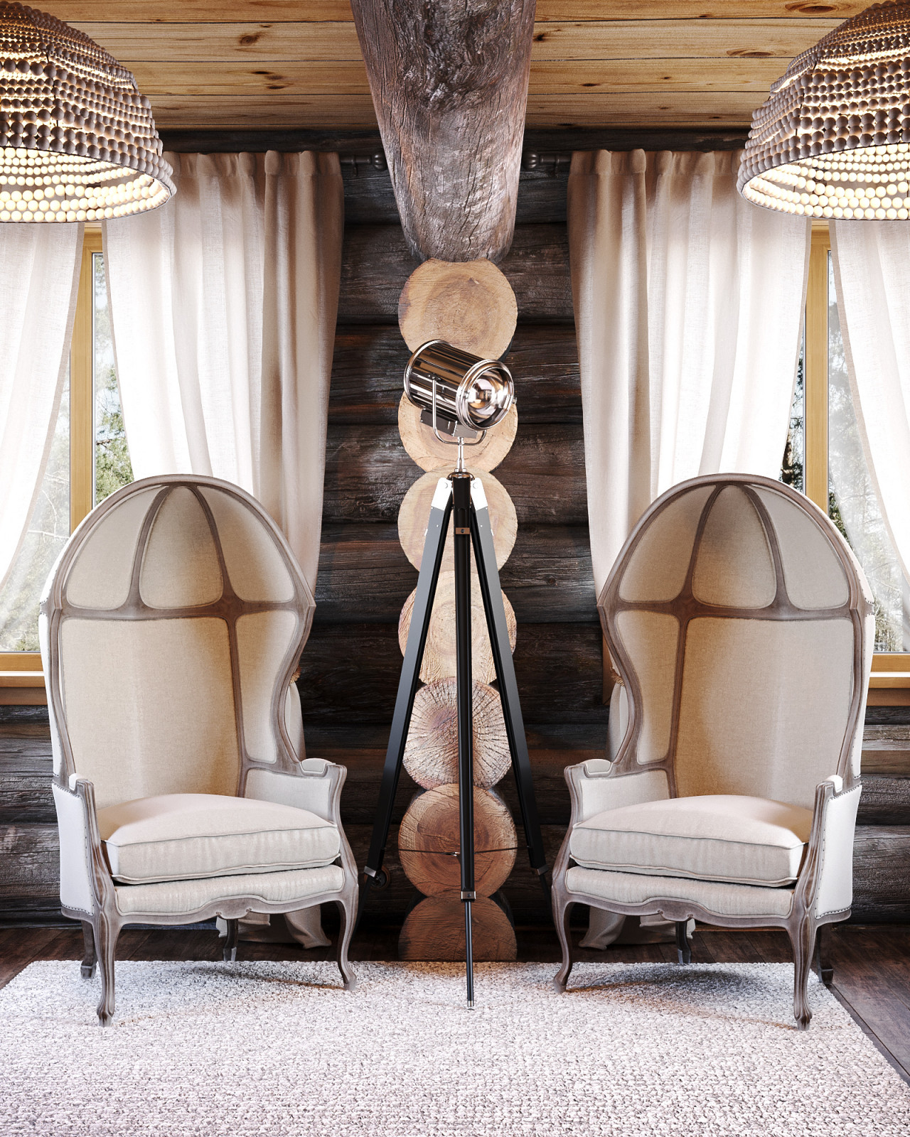 Дом из кело. Игровая