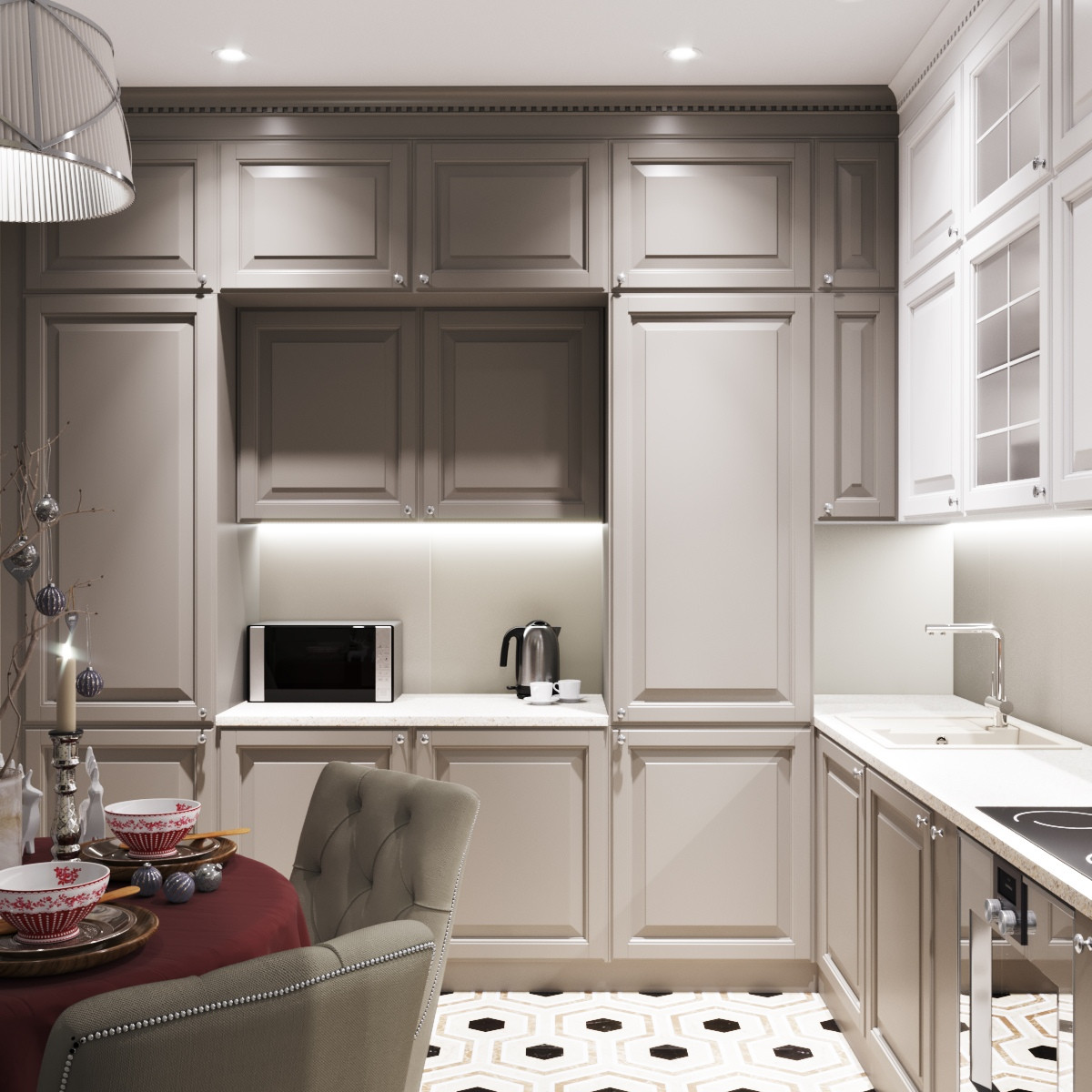 Дизайн-проект квартиры в ЖК Две столицы, 65 кв.м