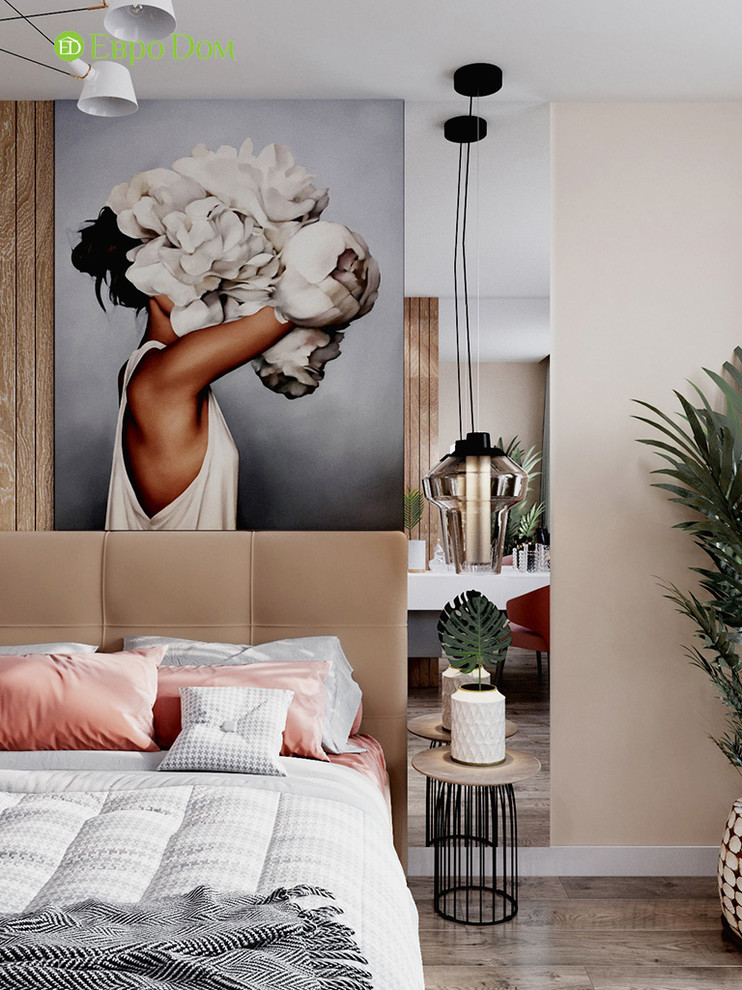 Дизайн интерьера 2-комнатной квартиры 63 кв. м в современном стиле