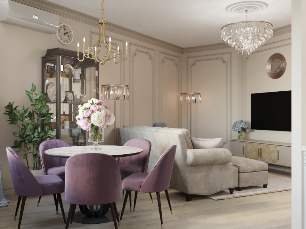 Неоклассика в гостиной