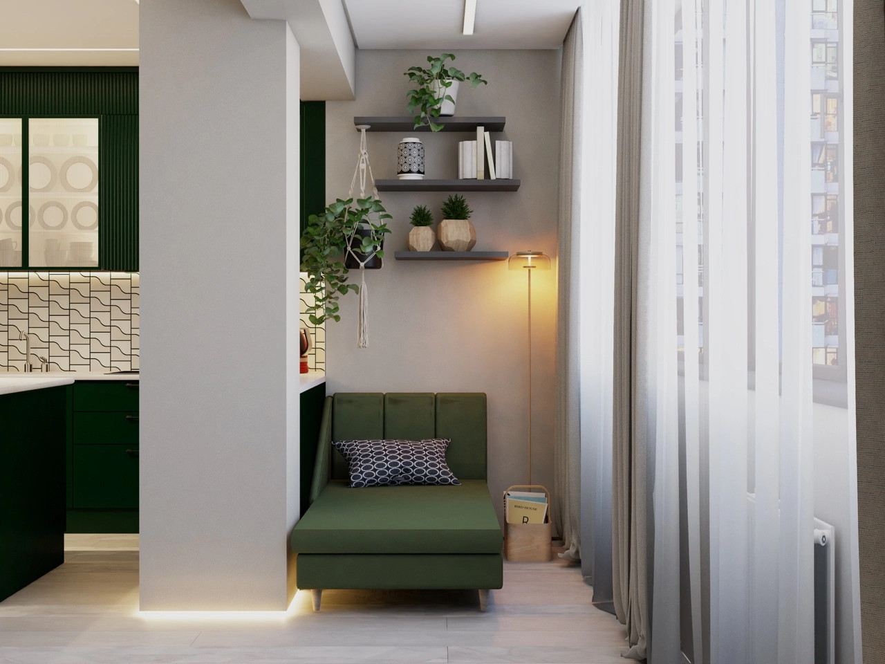 ЖК Центральный гостиная, прихожая 67 кв м