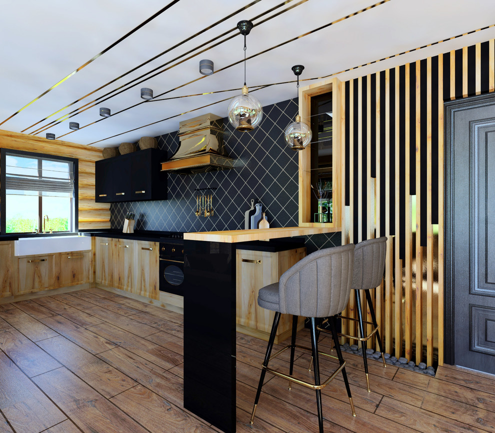 интерьер деревянного дома