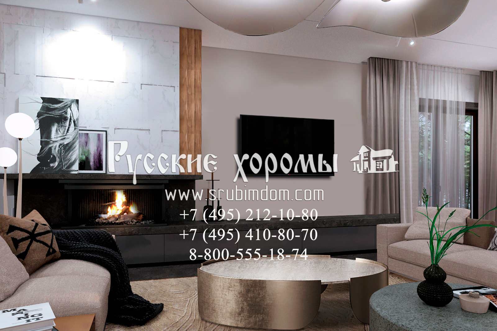 Дизайн цокольного этажа в деревянном доме