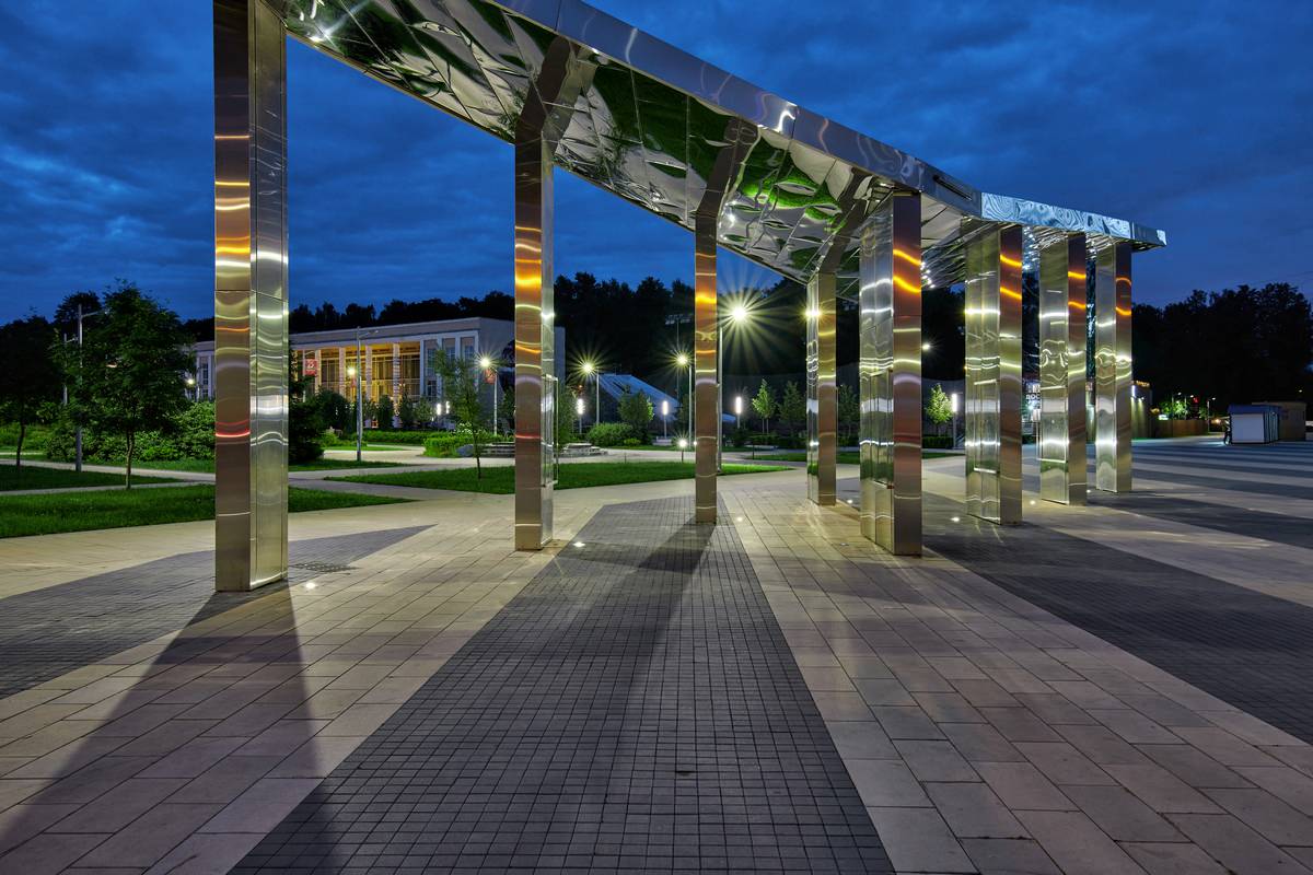 КОРОЛЁВ | ЦЕНТРАЛЬНАЯ ПЛОЩАДЬ ГОРОДА У ДК ИМ. КАЛИНИНА