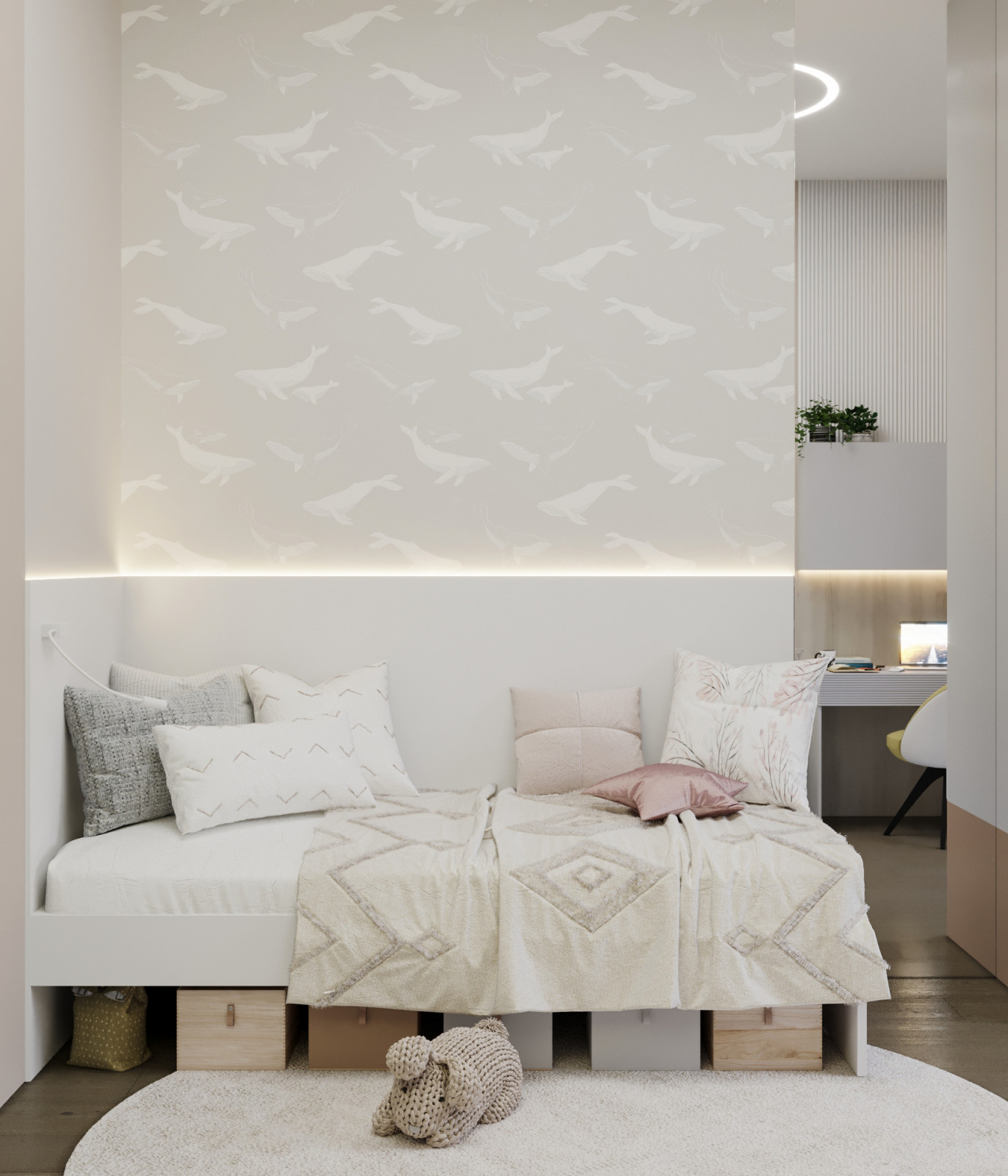 Квартира в серых тонах