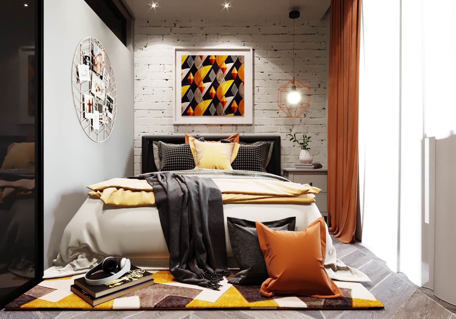 Обложка проекта: Дизайн спальни в ЖК "Вертикаль" г. Тула