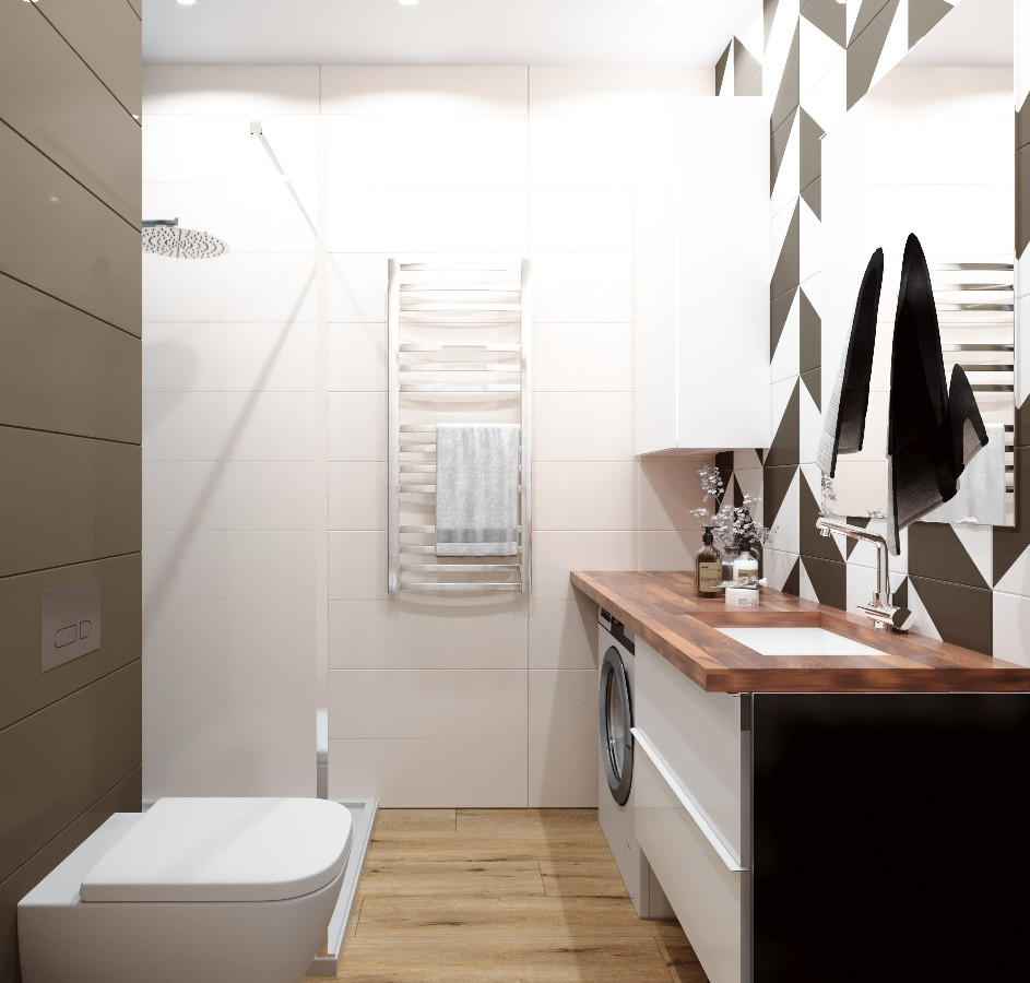 Дизайн студии 26 кв.м