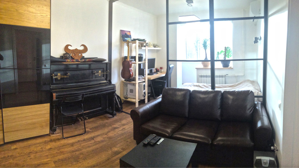 Обложка проекта: Зонирование однокомнатной квартиры