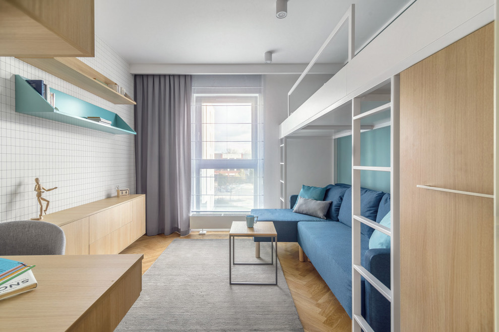 Двухкомнатная студия в современном стиле