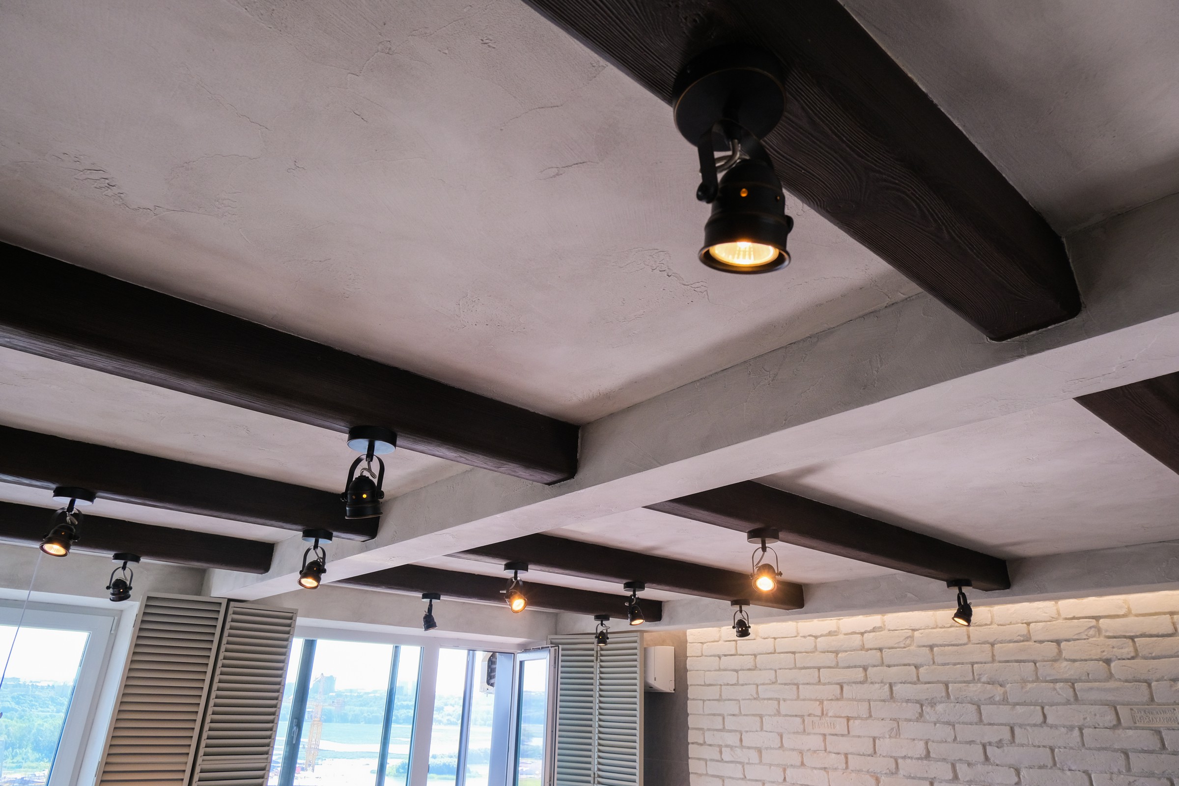 Небольшая квартира в стиле эко лофт