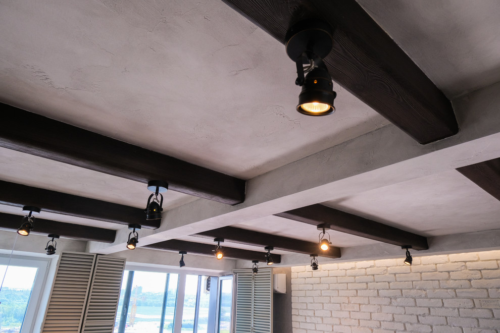 Небольшая квартира в стиле эко лофт