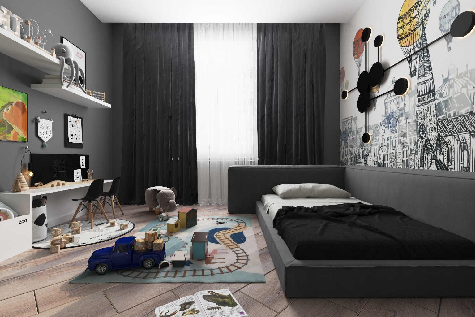 Детская в современном стиле