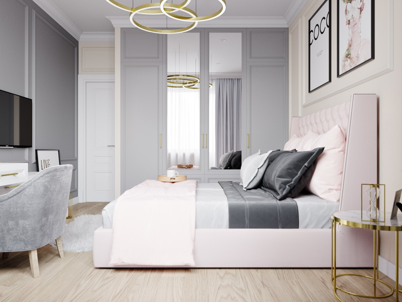 Дизайн-проект квартиры в ЖК Две столицы, 65 кв.м