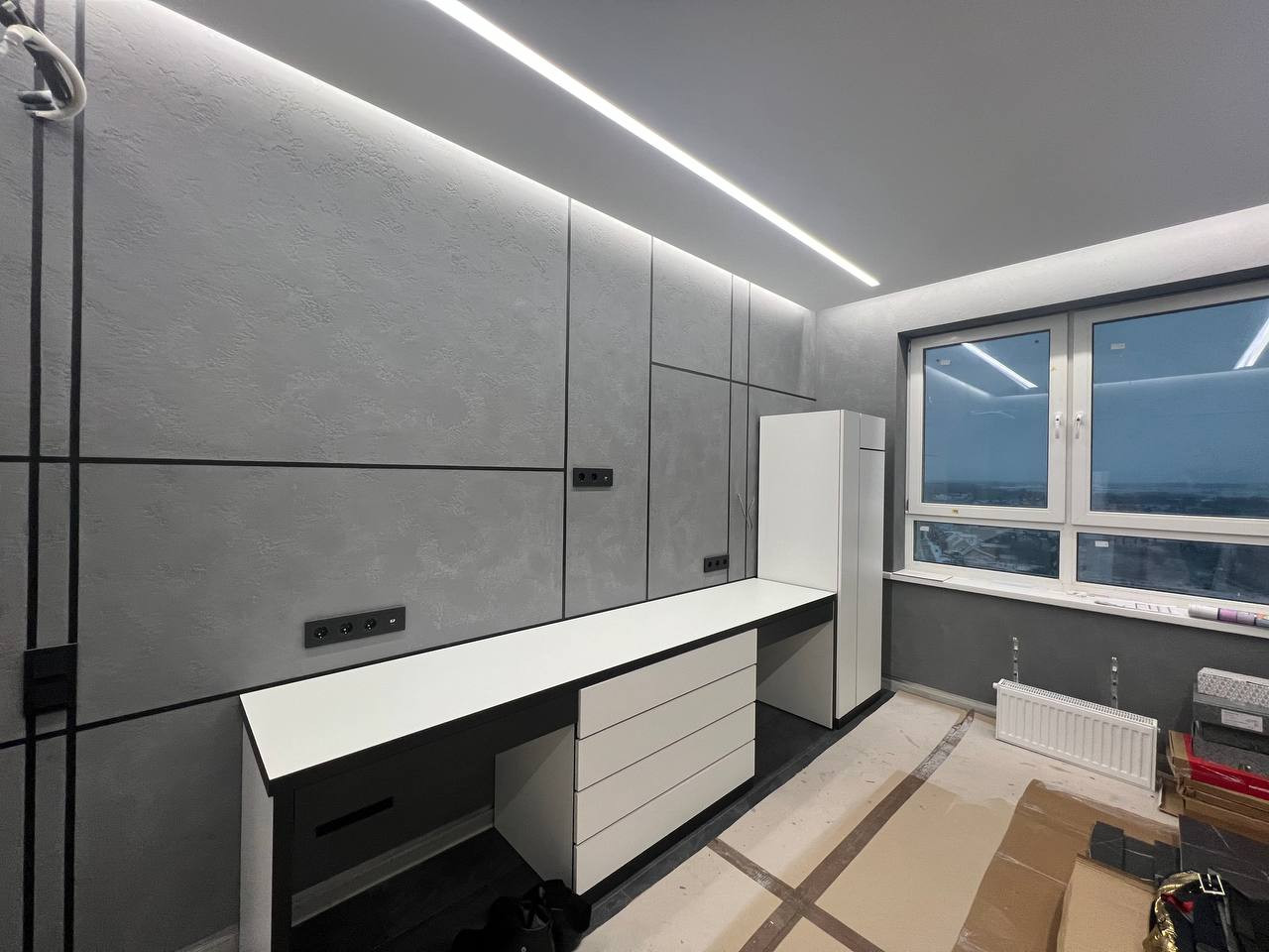 Обложка проекта: Black&White, проект квартиры