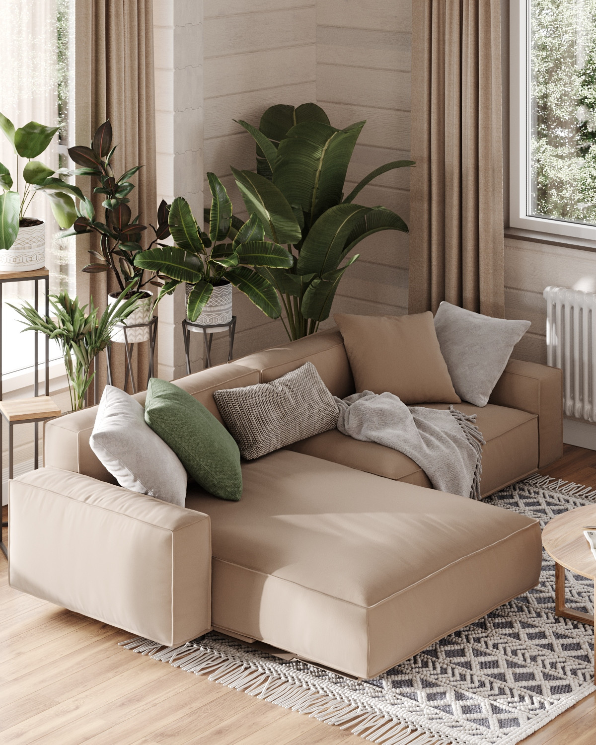 Свежесть и чистота брусового дома