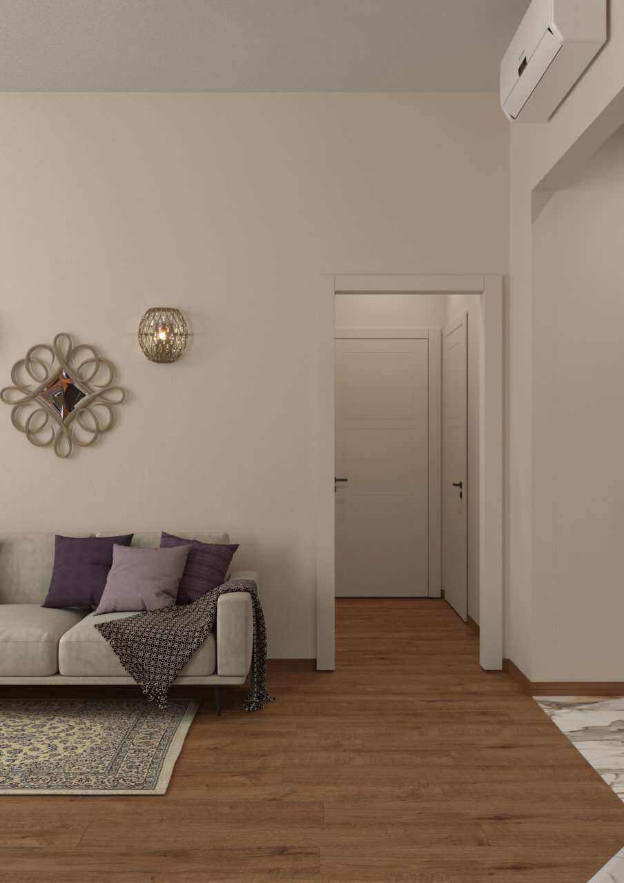 Apartment in a new house