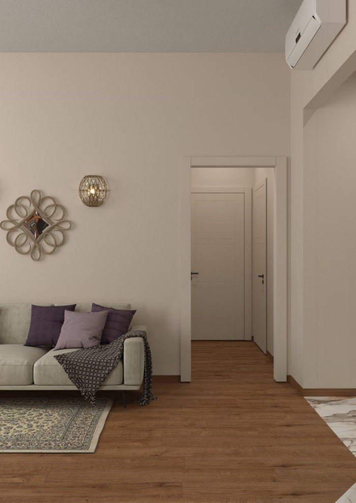 Apartment in a new house