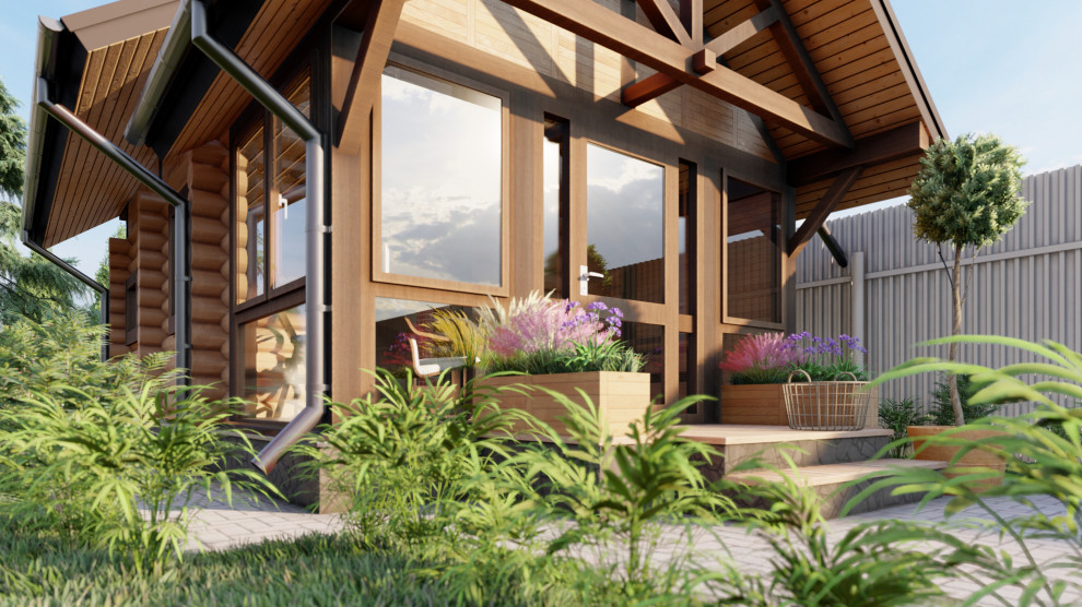 Баня с верандой в н.п. Кульсеитово