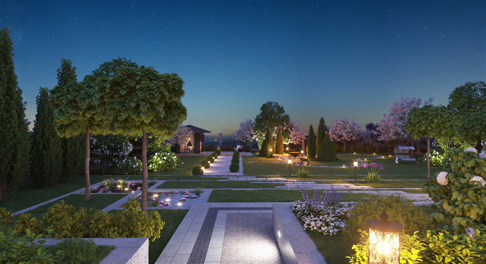 Проект благоустройства загородного участка п.Каменка