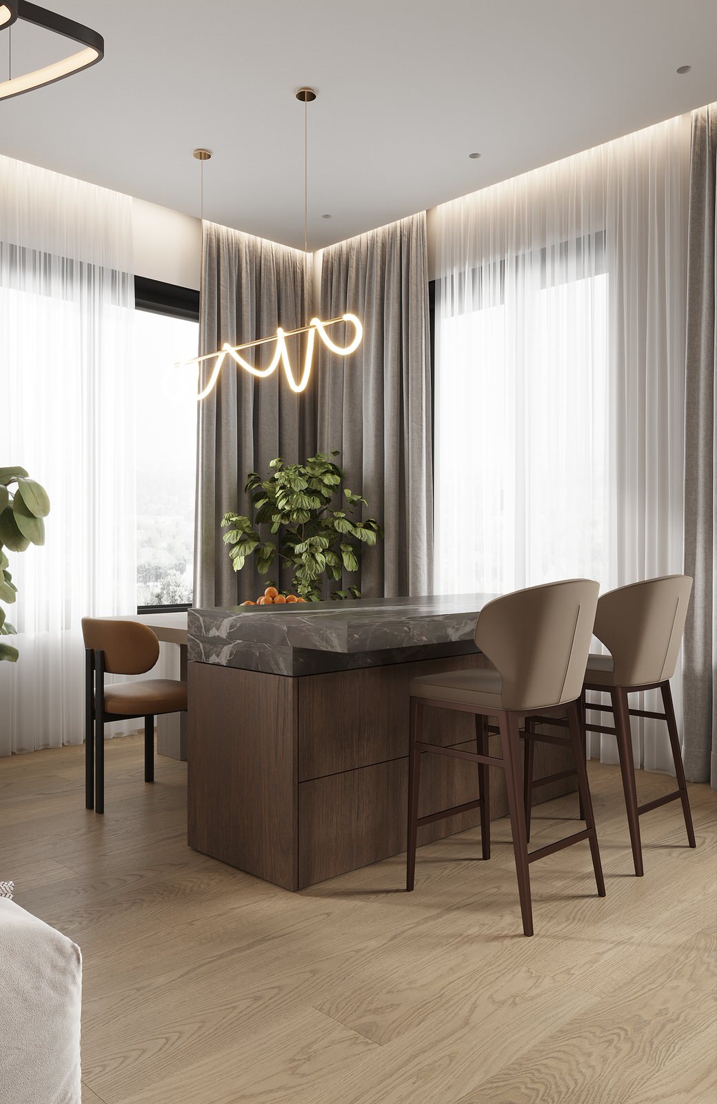 Трендовый интерьер в природных оттенках