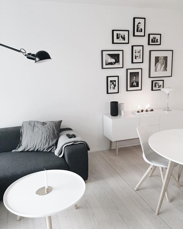 Фотография в интерьере / Черно-белые фотографии и скандинавский стиль