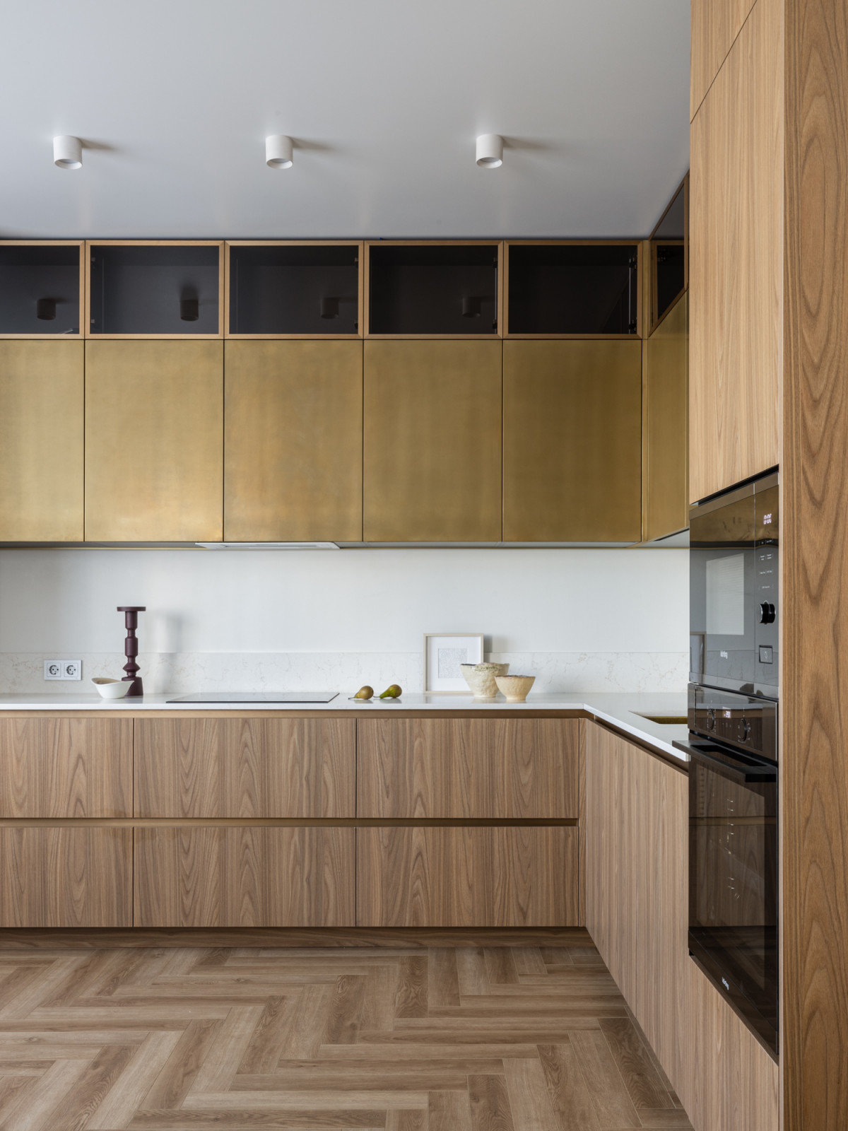 Современная кухня с нотками ретро от Iilimur design