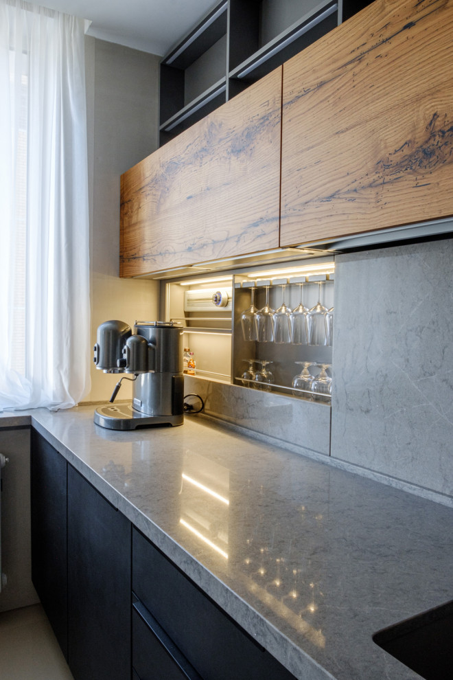 Кухня – гостиная с интересным решением