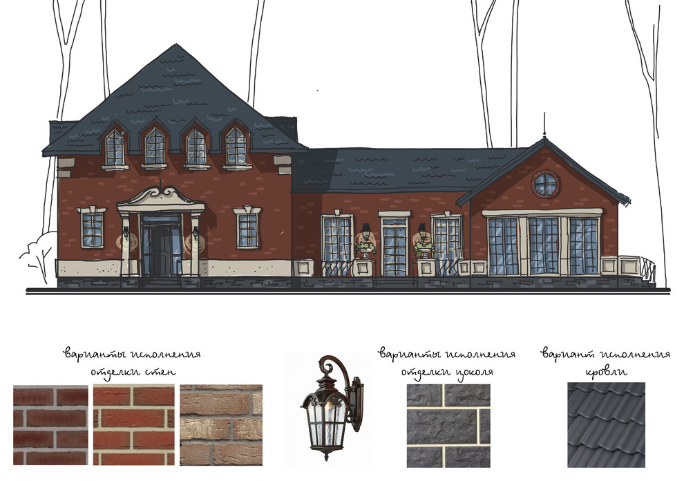 Обложка проекта: Коттедж снаружи, Ленинградская область