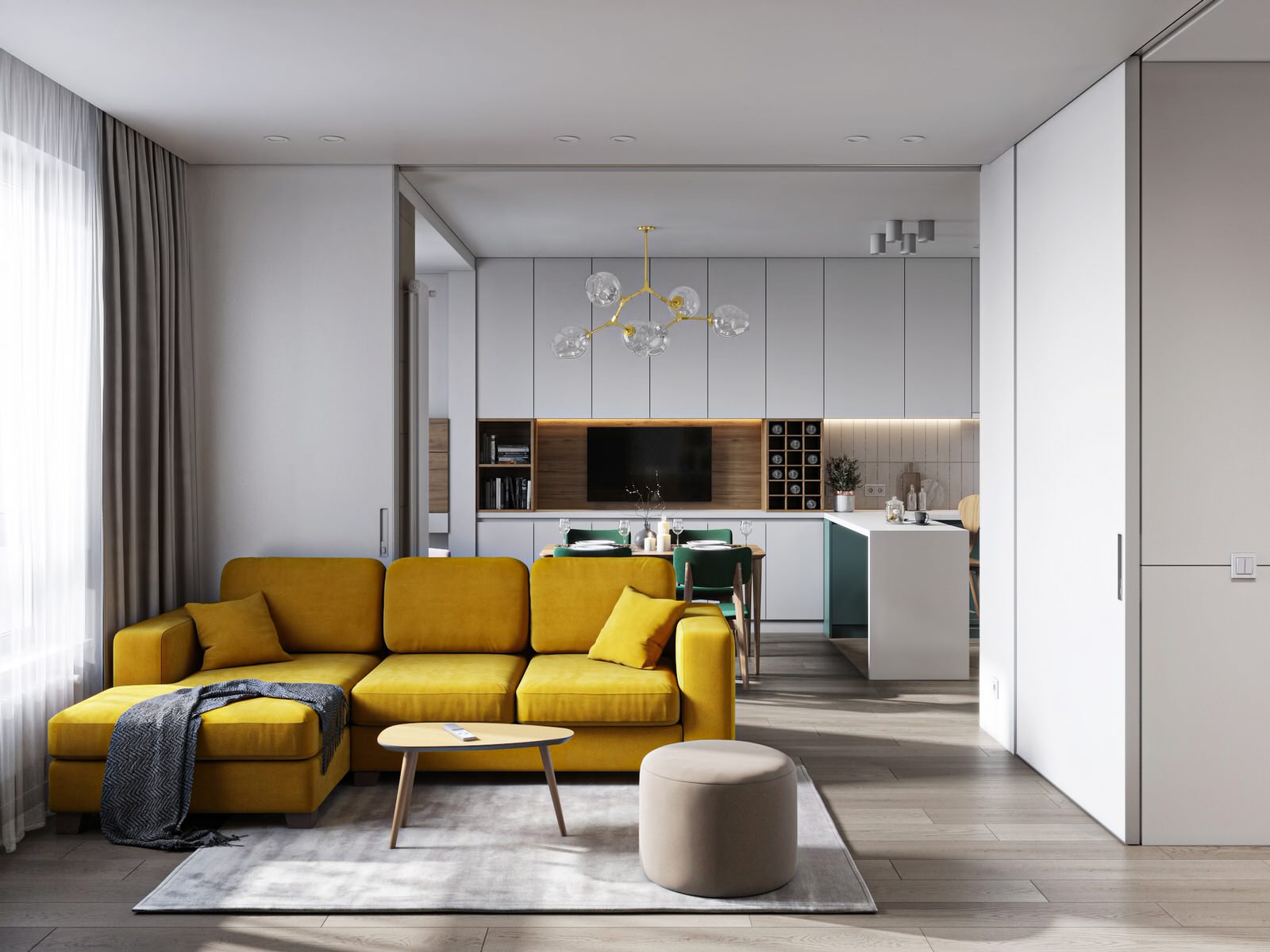 Интерьер в ЖК "Green park"