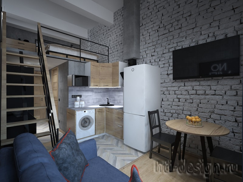 Студия 17 кв.м