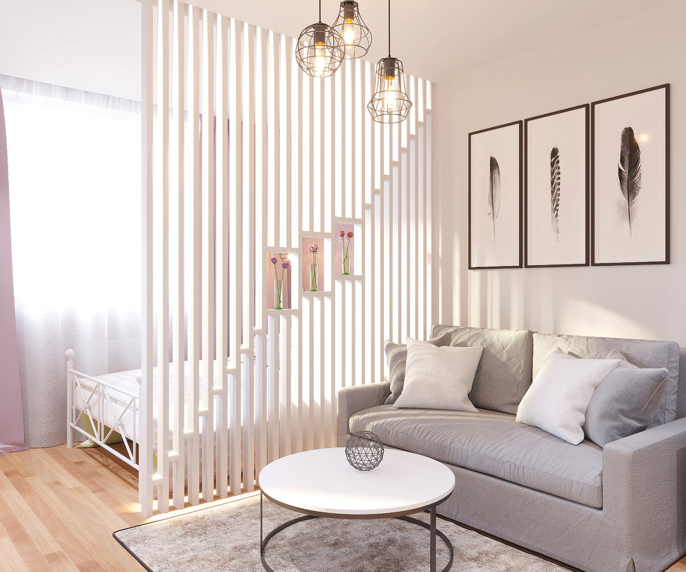 Обложка проекта: 1-комнатная квартира в ЖК Апрель