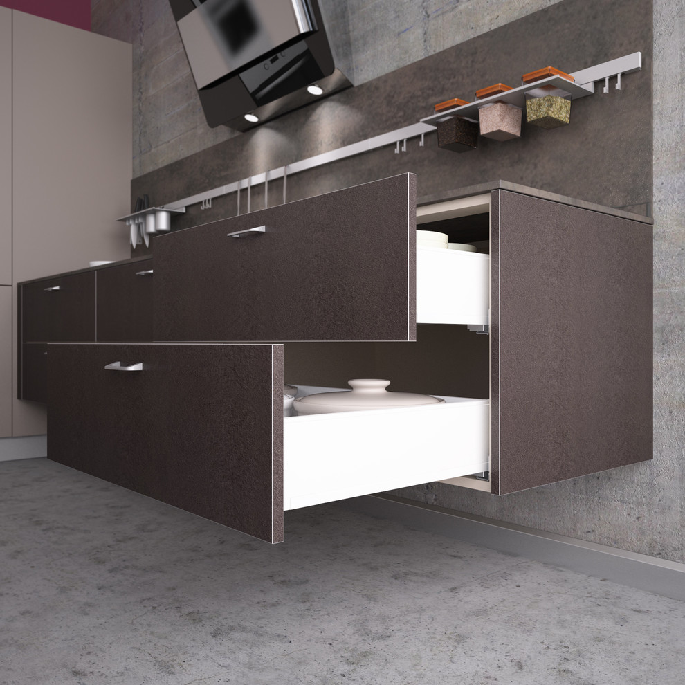 Модульная кухня Impress Shine-Amber